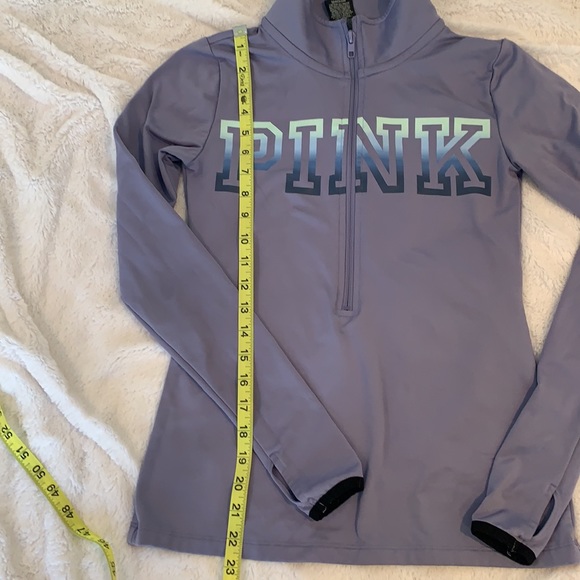 VS Pink 3/4 zip top size xs - Picture 3 of 5